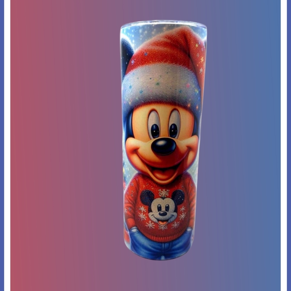 Disney • Mickey Mouse Festive Thermos NIB